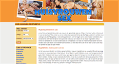 Desktop Screenshot of huisvrouwenvoorsex.nl